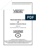 Vapac LE Electrode Boiler Manual
