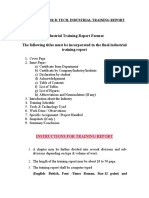 Summer Training - Report - Format CSE