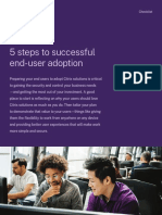 5 Steps To Successful End User Adoption