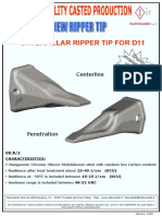 D11 Caterpillar Ripper Tip