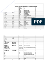 PAROLE PDF Minna No Nihongo i Lez 1 25 Vocaboli in Lingua Italiana