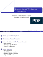 Chapter 10: Interrogative and Wh-Question Constructions