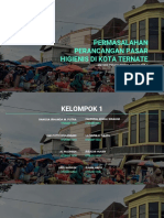 Permasalahan Pasar Higienis Ternate