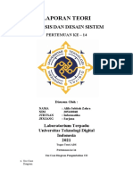 Laporan Teori: Analisis Dan Desain Sistem