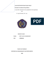 Disusun Untuk Memenuhi Ujian Akhir Mata Kuliah Sistem Penghantaran Obat Yang Diampu Oleh: Dr. Agus Siswanto, M.Si., Apt