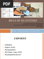 Understanding Bill of Quantities (BQ) | PDF | Specification (Technical ...