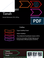 Mekanika Tanah - Klasifikasi Tanah