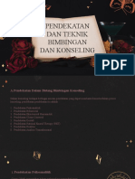 Pendekatan Dan Teknik Bimbingan Dan Konseling