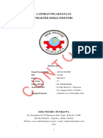 Contoh Format Laporan Prakerin TKJ - 2021