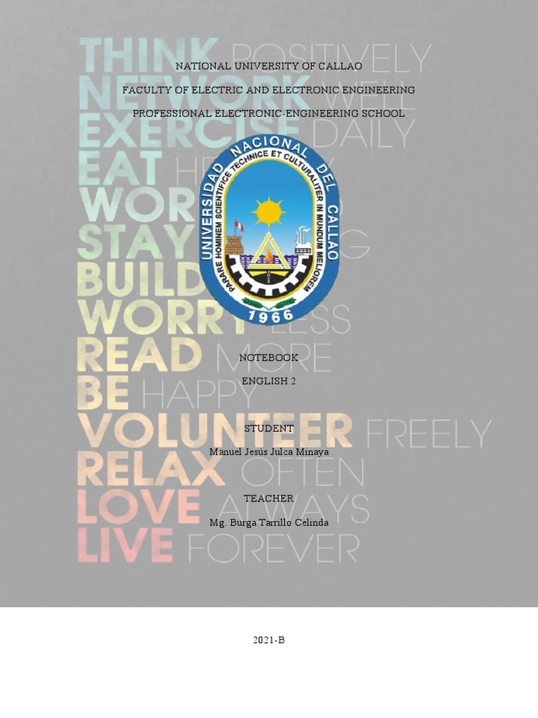 Notebook English 2 PDF Noun Verb