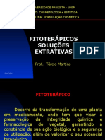 Produção de fitoterápicos: extração, formulações e controle de qualidade