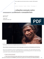 Como Eram as Relações Sexuais Entre Humanos Modernos e Neandertais - BBC News Brasil