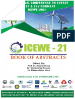Book of Abstracts of The International Conference On Energy, Water and Environment (ICEWE-2021) .