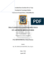 Tratamiento Fisioterapeutico en Artritis Reumatoide Tesis