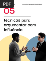 eBook - Técnicas Para Argumentar Com Influência