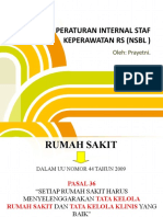 Peraturan Internal Staf Keperawatan RS