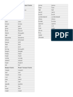 Irragular Verb Practice