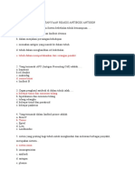 Pertanyaan Reaksi Antibodi Antigen