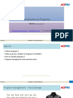PGMP 01 - Introduction - To - Programs