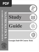 GaEOCT Math I Study Guide