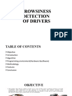 Drowsiness Detection of Drivers
