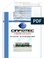 DG PLANO DE ACTIVIDADES CINFOTEC 2018 Talatona 22-02-2018