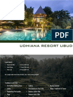 Udhiana Resort Ubud Data Luas Bangunan dan Gross Revenue 2019