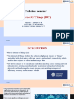 Technical Seminar: Internet of Things (IOT)