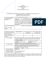 India Patent Form 27