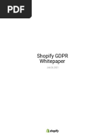 Shopify GDPR Whitepaper: July 26, 2021