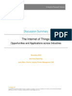 IoT Opportunities and Applications