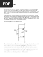 The DIY ACA Mini Amplifier