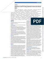 Drug Treatments For Covid-19: Living Systematic Review and Network Meta-Analysis