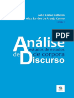 CATTELAN,J.C.;CARMO,A.S.a.(Org) Análise Do Discurso Estudos de Estados de Corpora. Toledo Editora Fasul,2014.