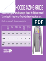 Hoodie Sizing Guide