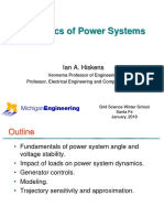 Dynamics of Power Systems: Ian A. Hiskens