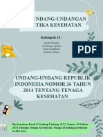 Kelompok 13 - Uu 36 Tahun 2014 - Tugas Perundang-Undangan