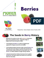 Berries: Prepared By: Donna Wojtak, Science Teacher, DATA