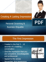 Creating A Lasting Impression: Personal Grooming & Business Etiquette