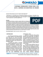 E 14 SISTEMAS DE DETECÇÃO E COMBATE A INCÊNDIO - A Aplicação Dos Sistemas Vesda e Sprinklers em Indústrias de Grande. P. E 113 118