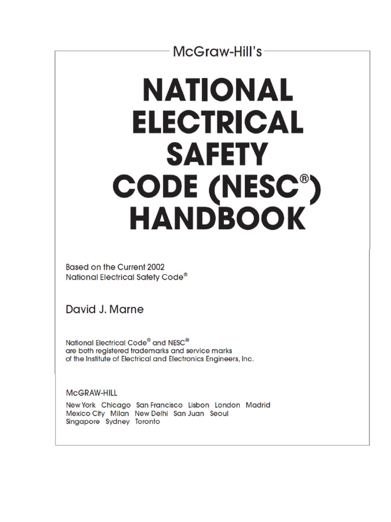 NESC 2007 Handbook Espanol | PDF | Corriente eléctrica | Ingenieria ...
