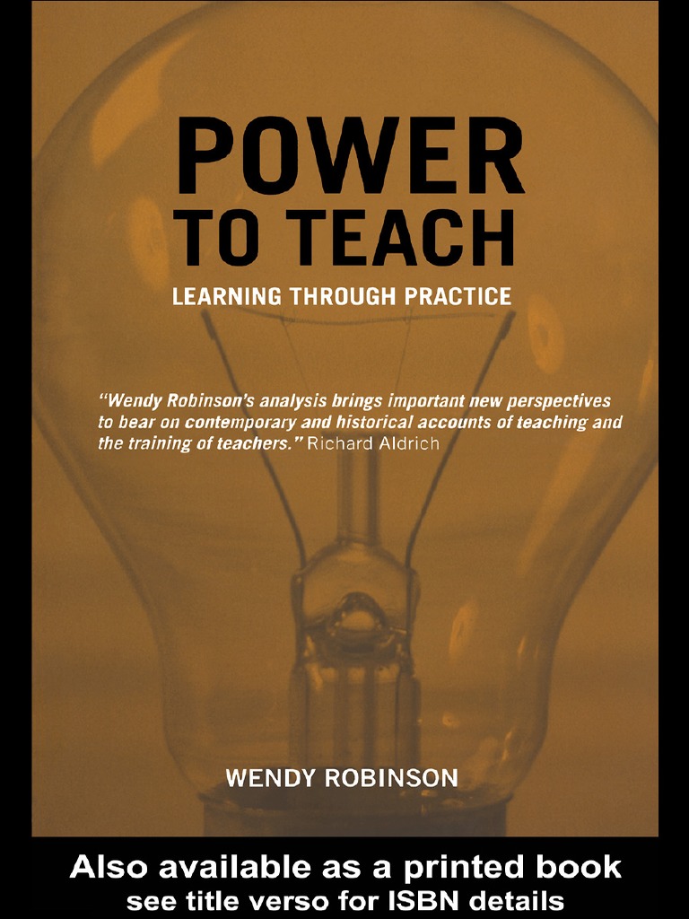 Power To Teach | PDF | Teachers | Teacher Education