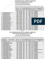 Provisional Alphabetical List of Outside Maharashtra State Candidates Who Have Successfully Registered For CAP Process A.Y. 2021-22