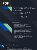 TCS Ultimatix: Employee Services Portal | PDF | Business