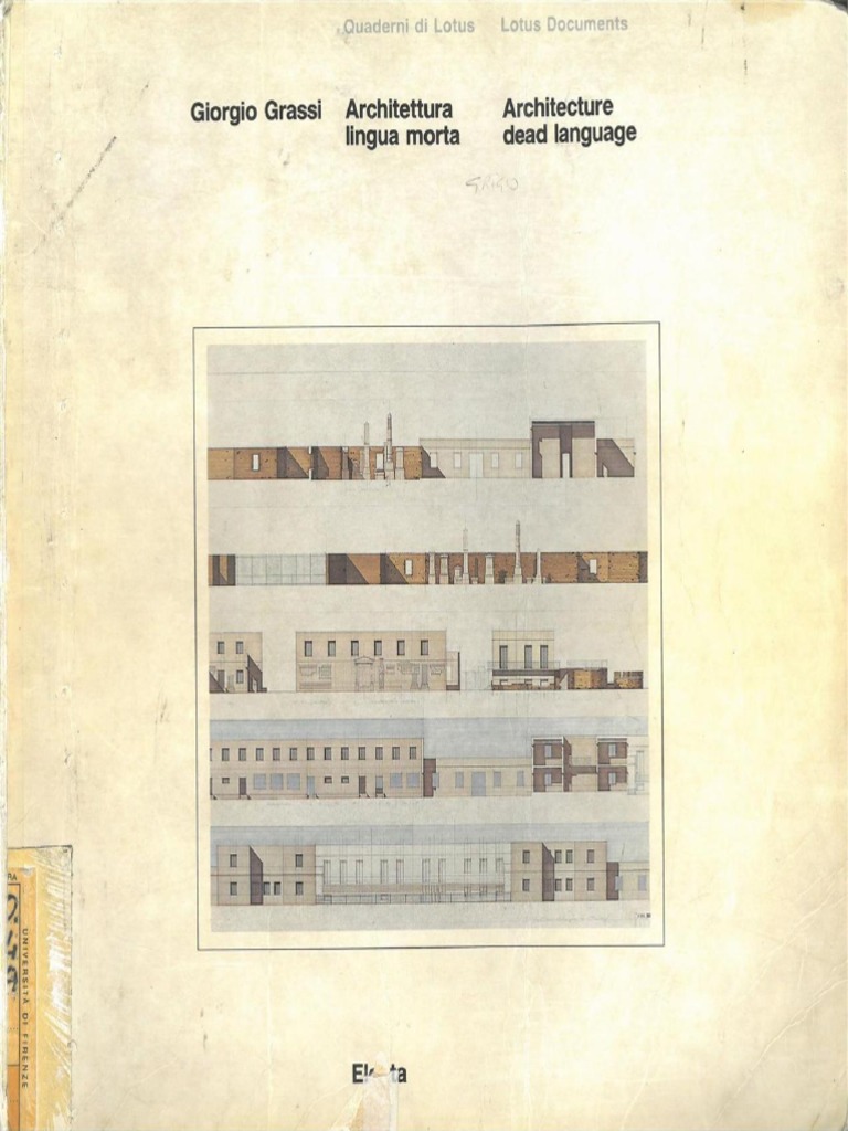 G. Grassi - Architecture Dead Language | PDF