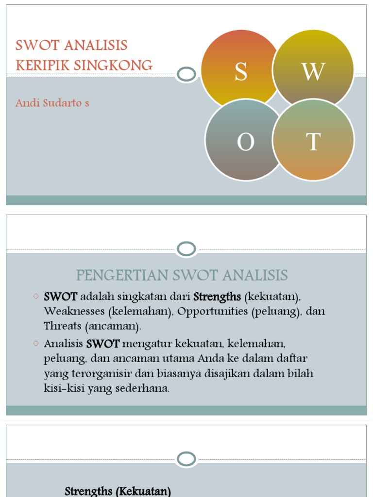Analisis Swot Keripik Singkong Ii | PDF