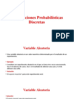 Distribuciones probabilísticas discretas y variables aleatorias