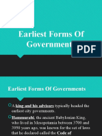 Earliest Forms of Governments (UCSP)
