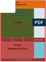 ياسر احمد Engineering and Numerical Analysis-1 (Muhadharaty)