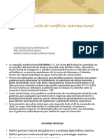 Simulación de Conflicto Internacional (Nicaragua - Colombia)